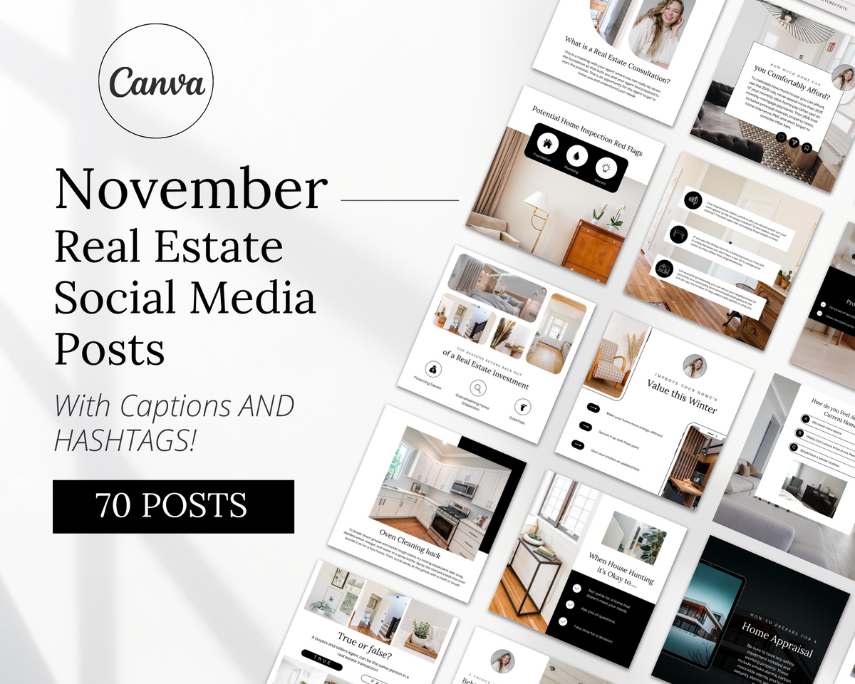 November Real Estate with Captions