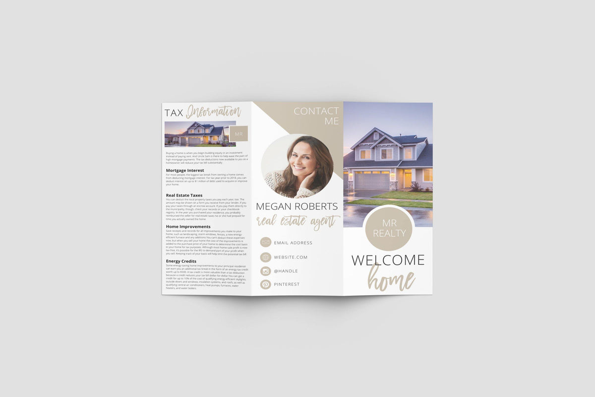 Real Estate Closing Brochure - Real Estate Templates Co