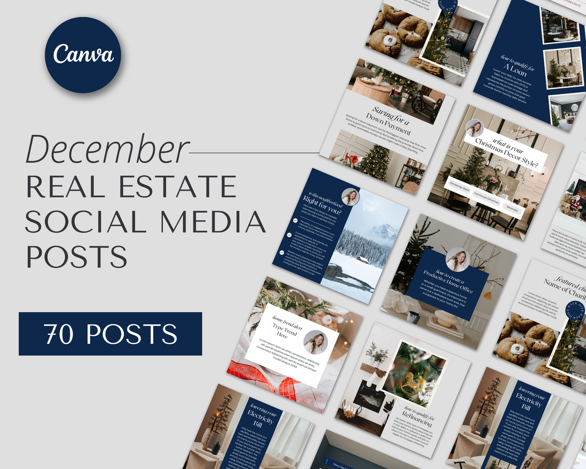 December Real Estate Social Media Posts
