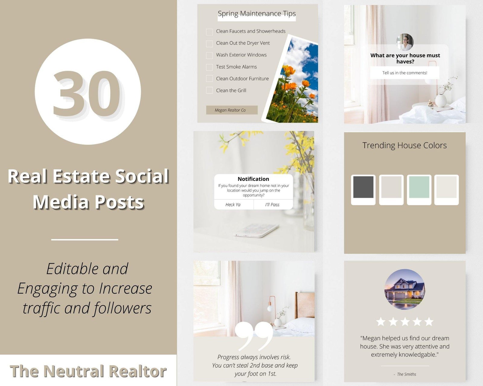 Real Estate Social Media Posts - Real Estate Templates Co