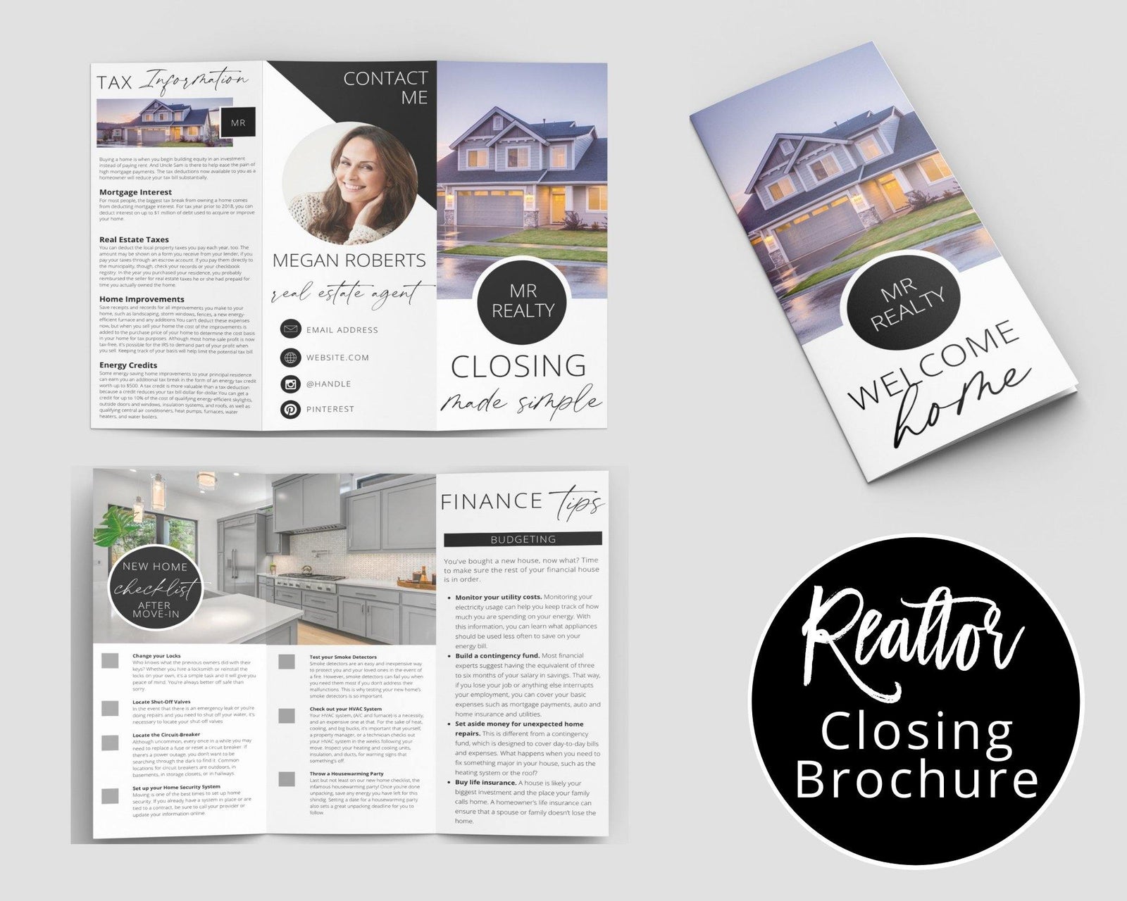 Real Estate Closing Brochure - Real Estate Templates Co