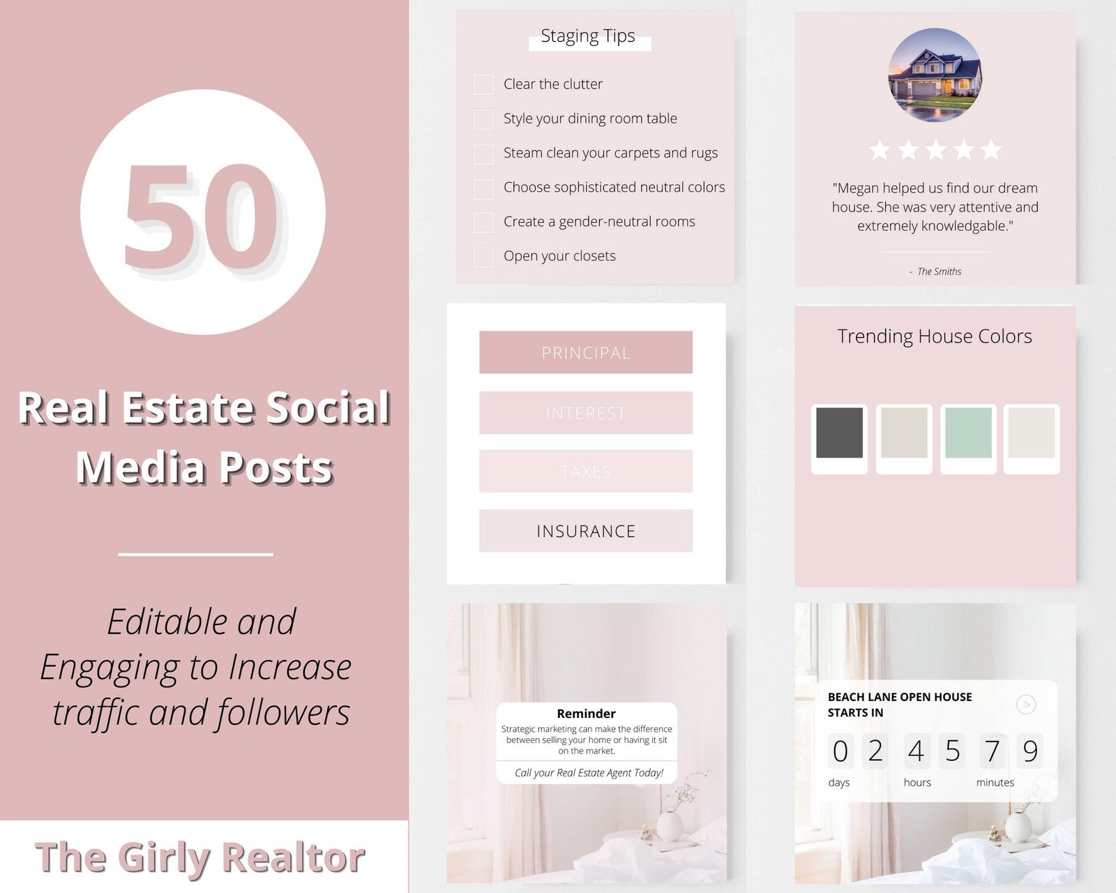Real Estate Social Media Posts - Real Estate Templates Co