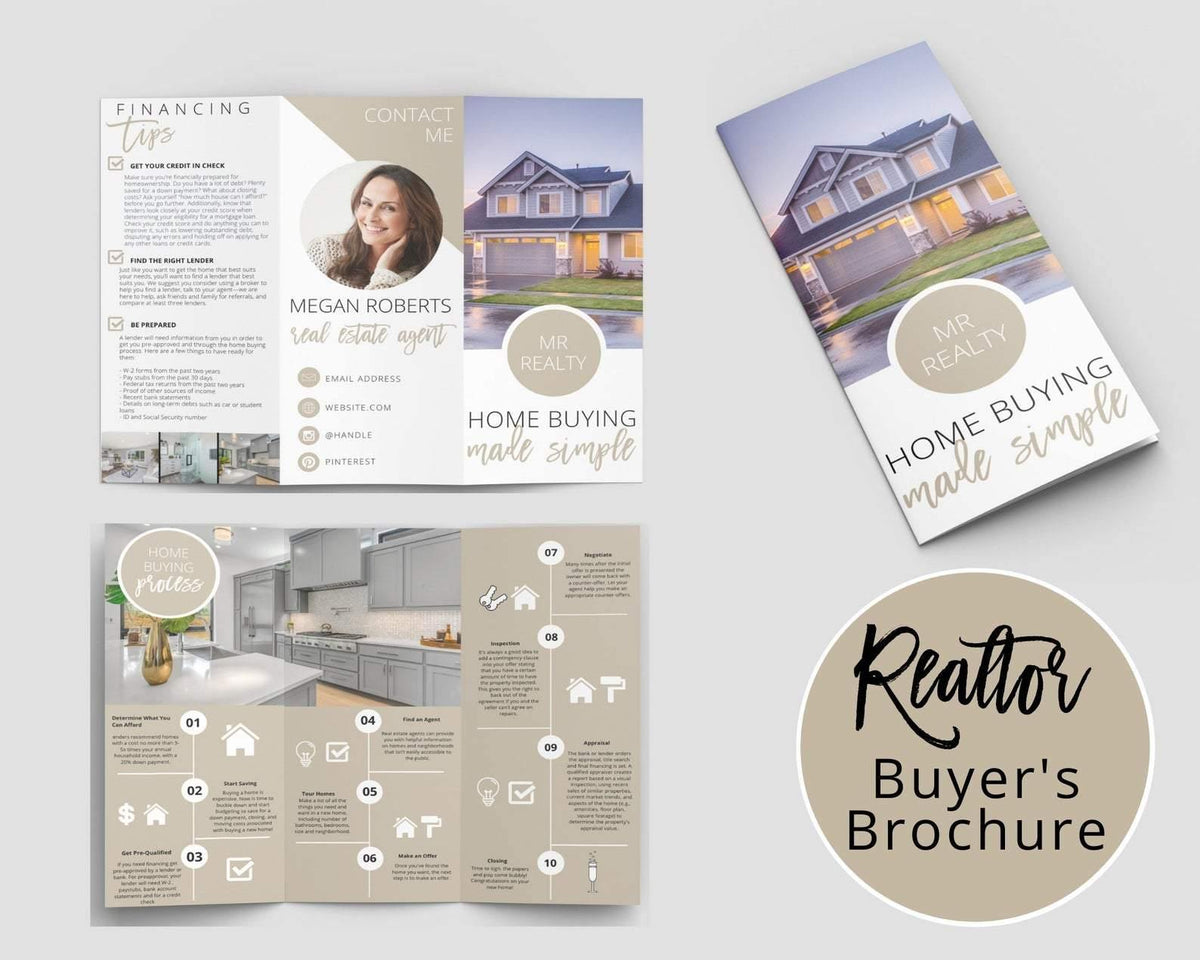 Real Estate Home Buying Brochure - Real Estate Templates Co