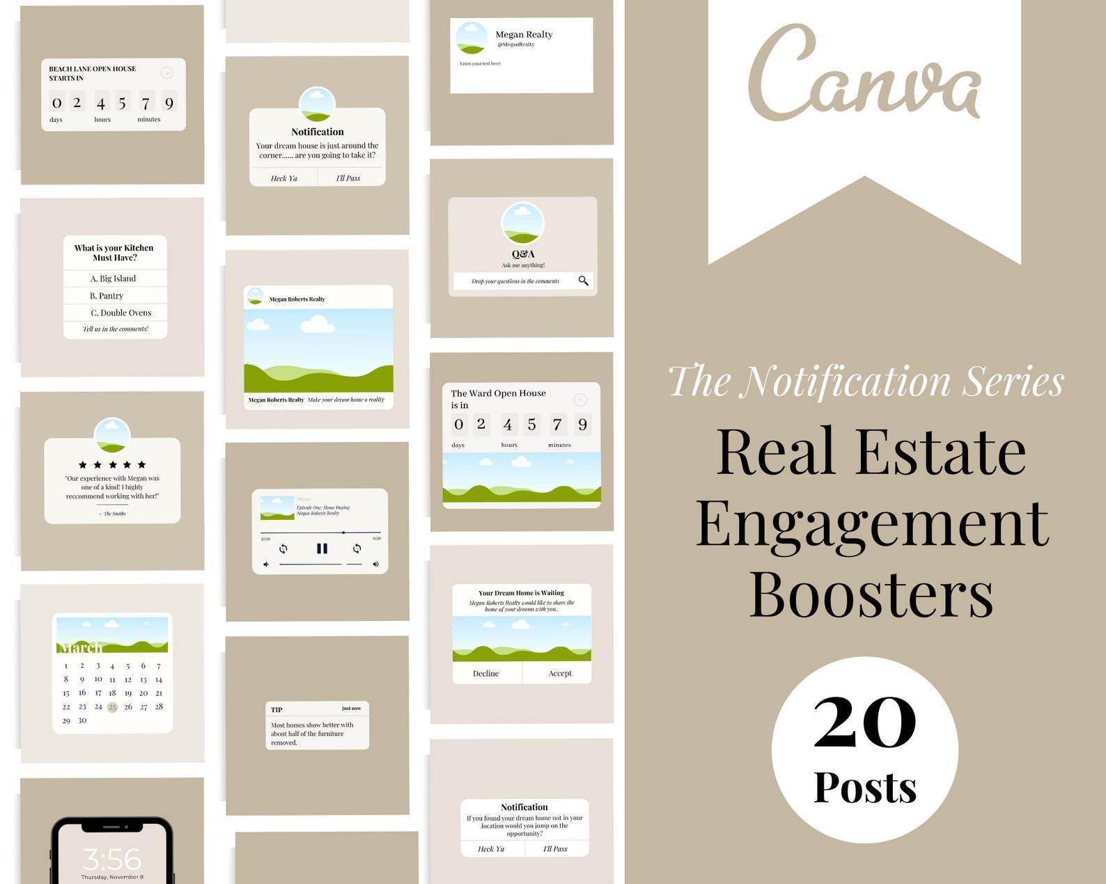 Real Estate Engagement Booster Templates - Real Estate Templates Co
