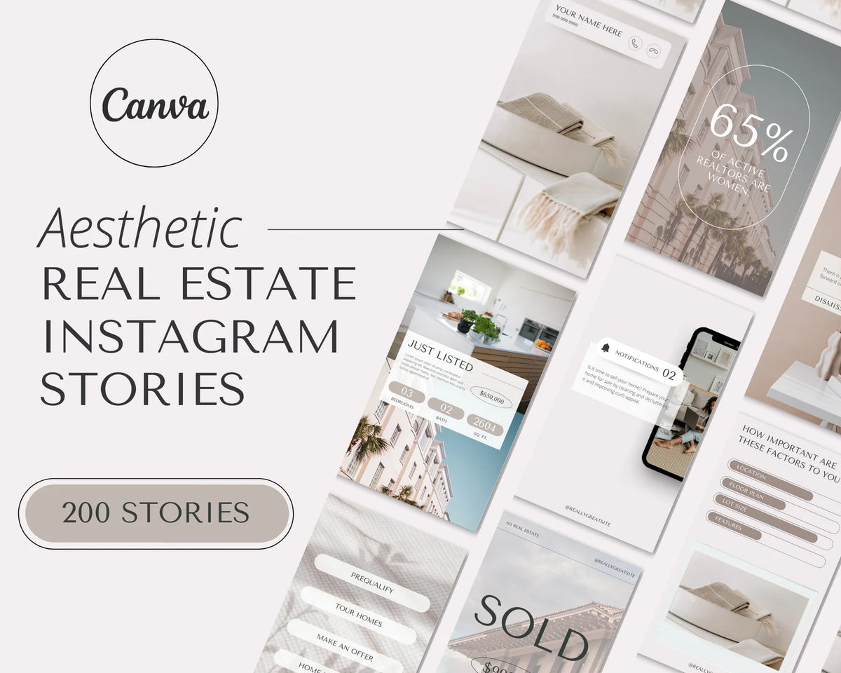 Real Estate Agent Instagram Stories