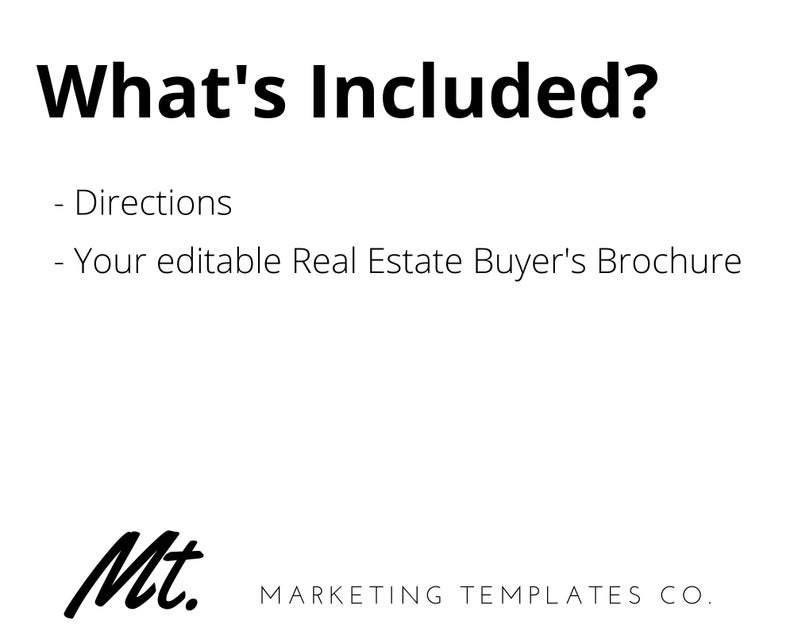 Real Estate Home Buying Brochure - Real Estate Templates Co