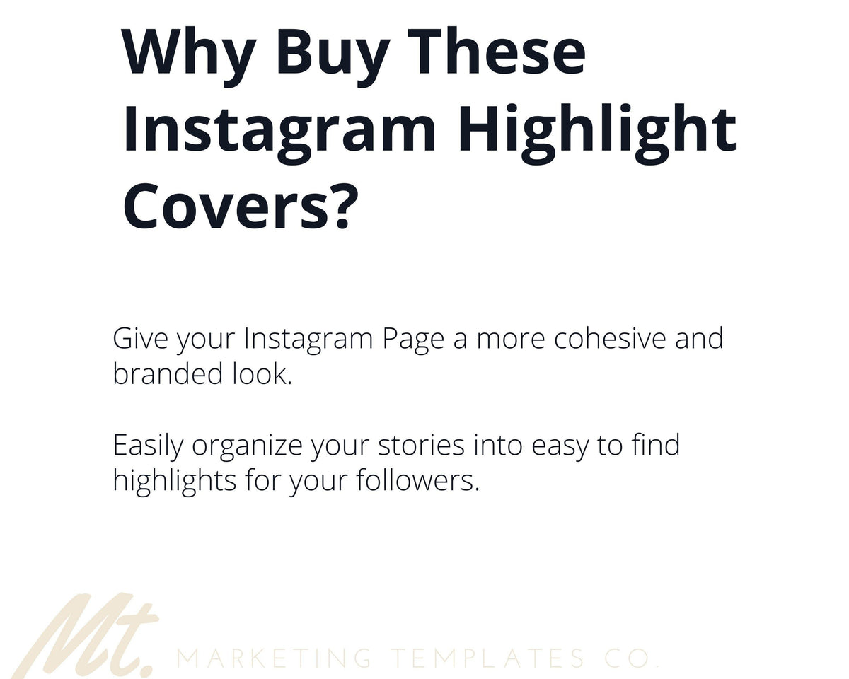 Black and White Real Estate Instagram Highlight Covers - Real Estate Templates Co