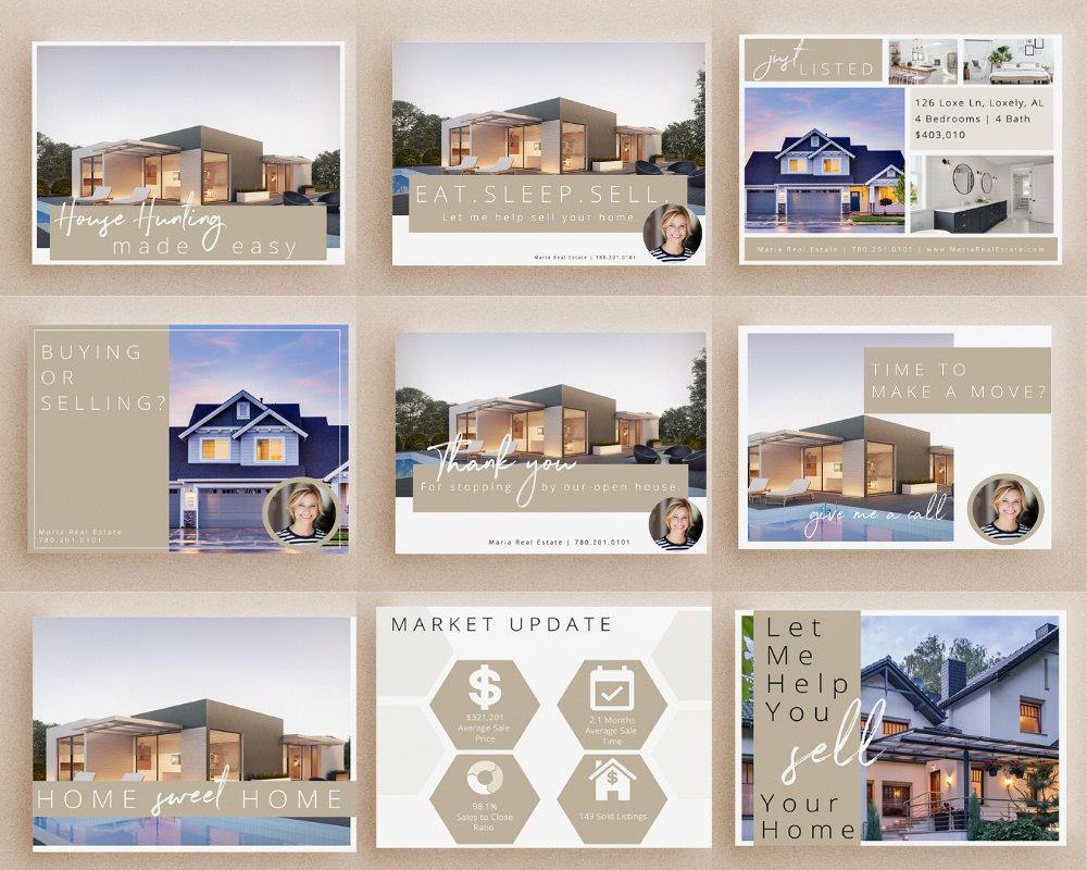 Editable Real Estate Postcards - Real Estate Templates Co
