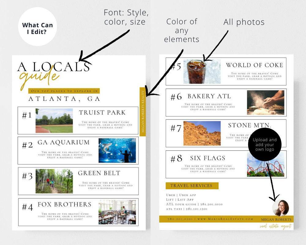 Real Estate Local&#39;s Guide Flyer - Real Estate Templates Co