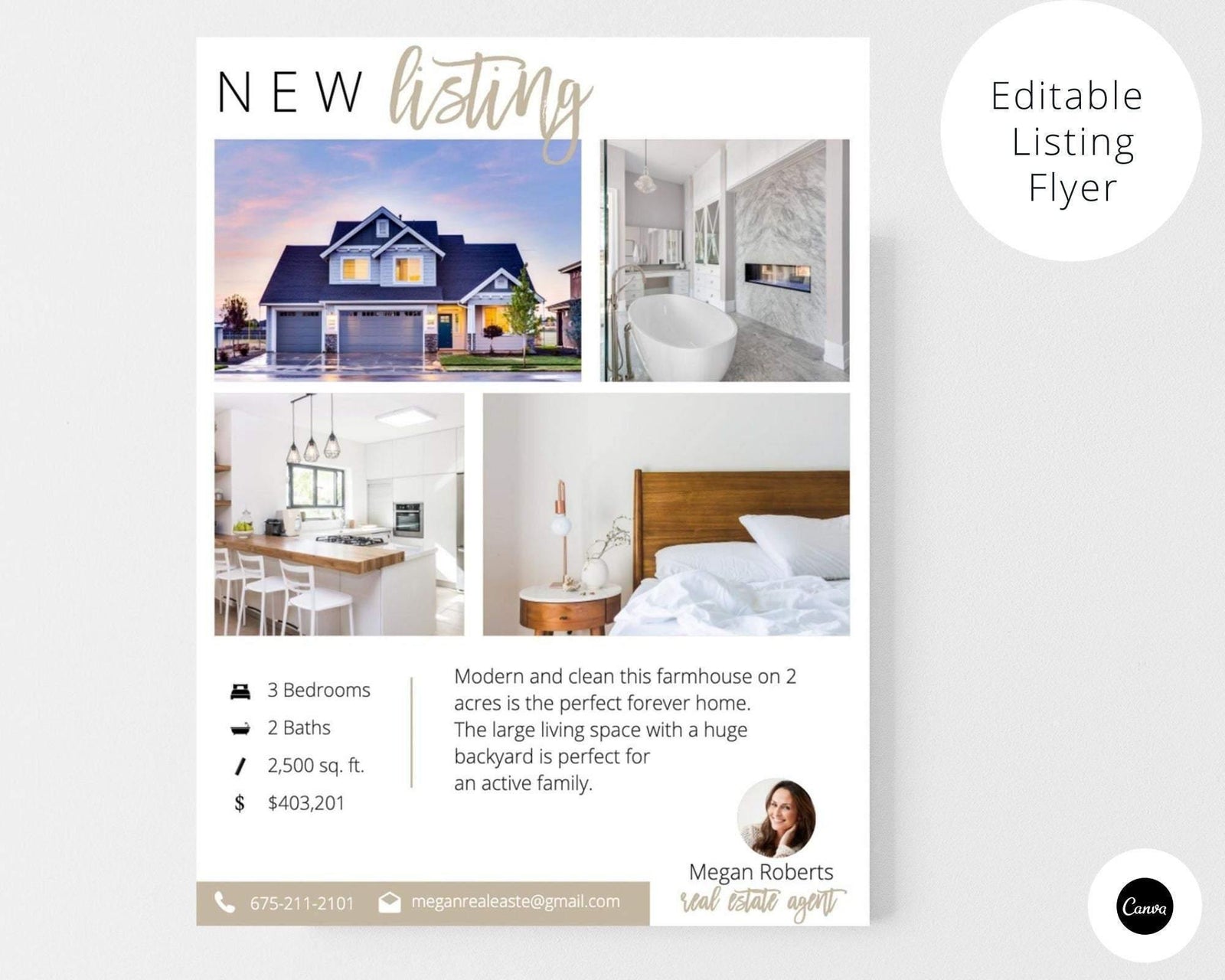 Realtor Listing Flyer - Real Estate Templates Co