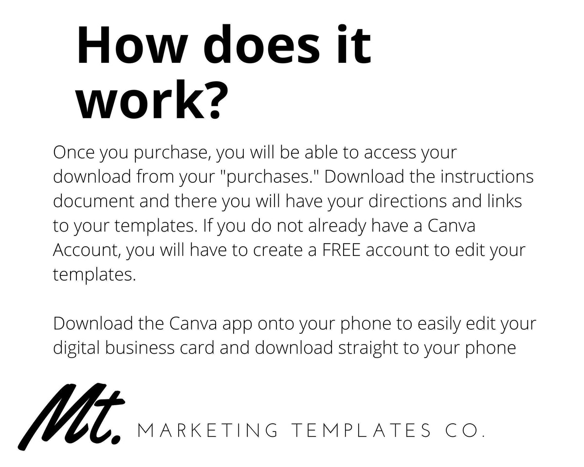 Digital Business Card Template - Real Estate Templates Co