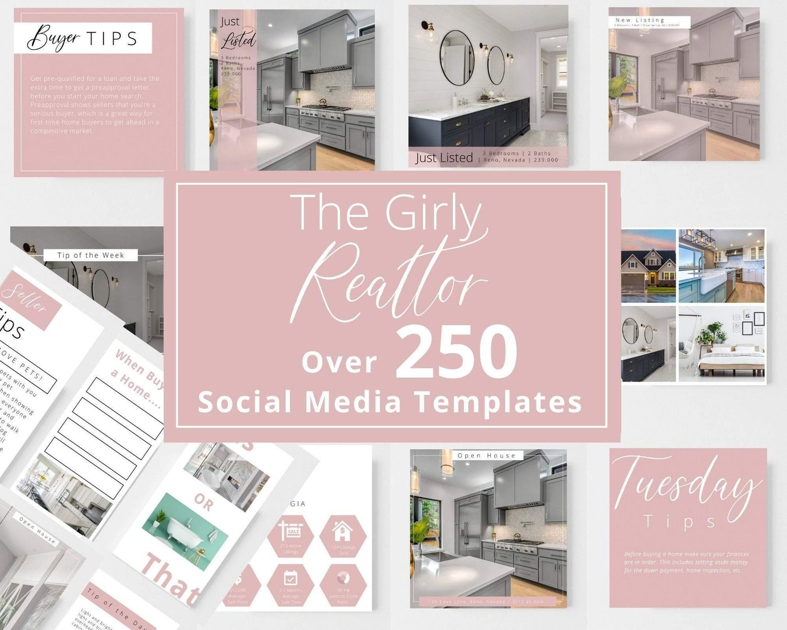 Real Estate Agent Social Media Posts - Real Estate Templates Co