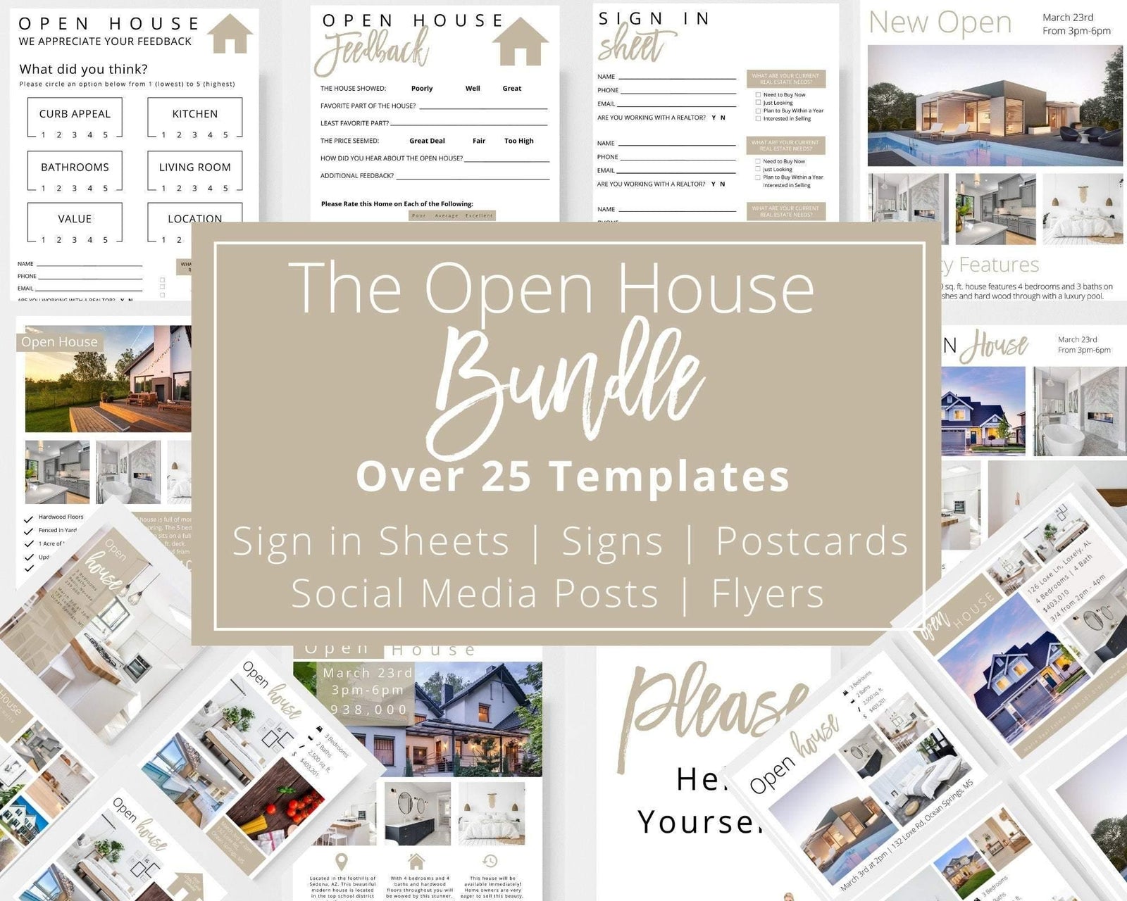 Real Estate Open House Templates - Real Estate Templates Co