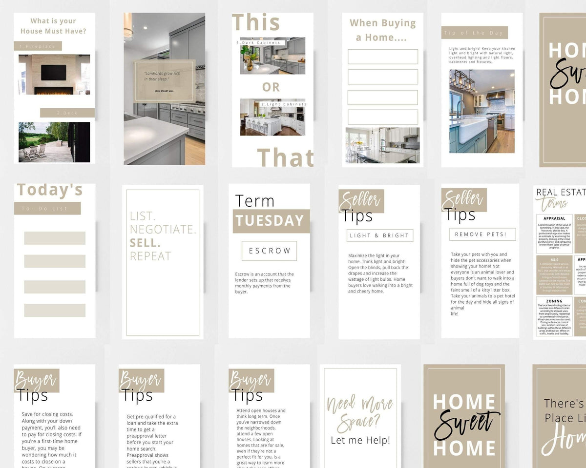Real Estate Instagram Stories - Real Estate Templates Co