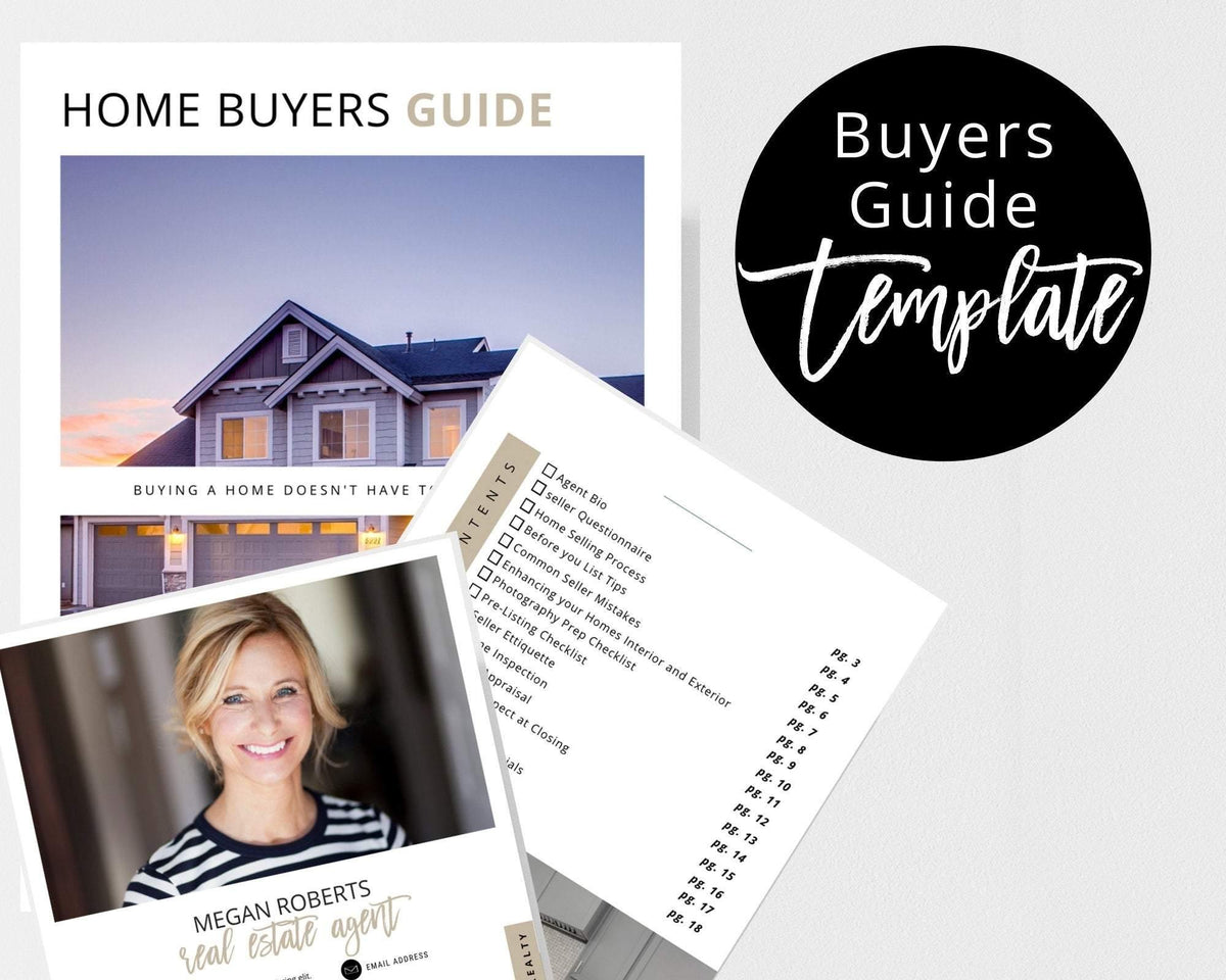Editable Real Estate Buyers Guide - Real Estate Templates Co