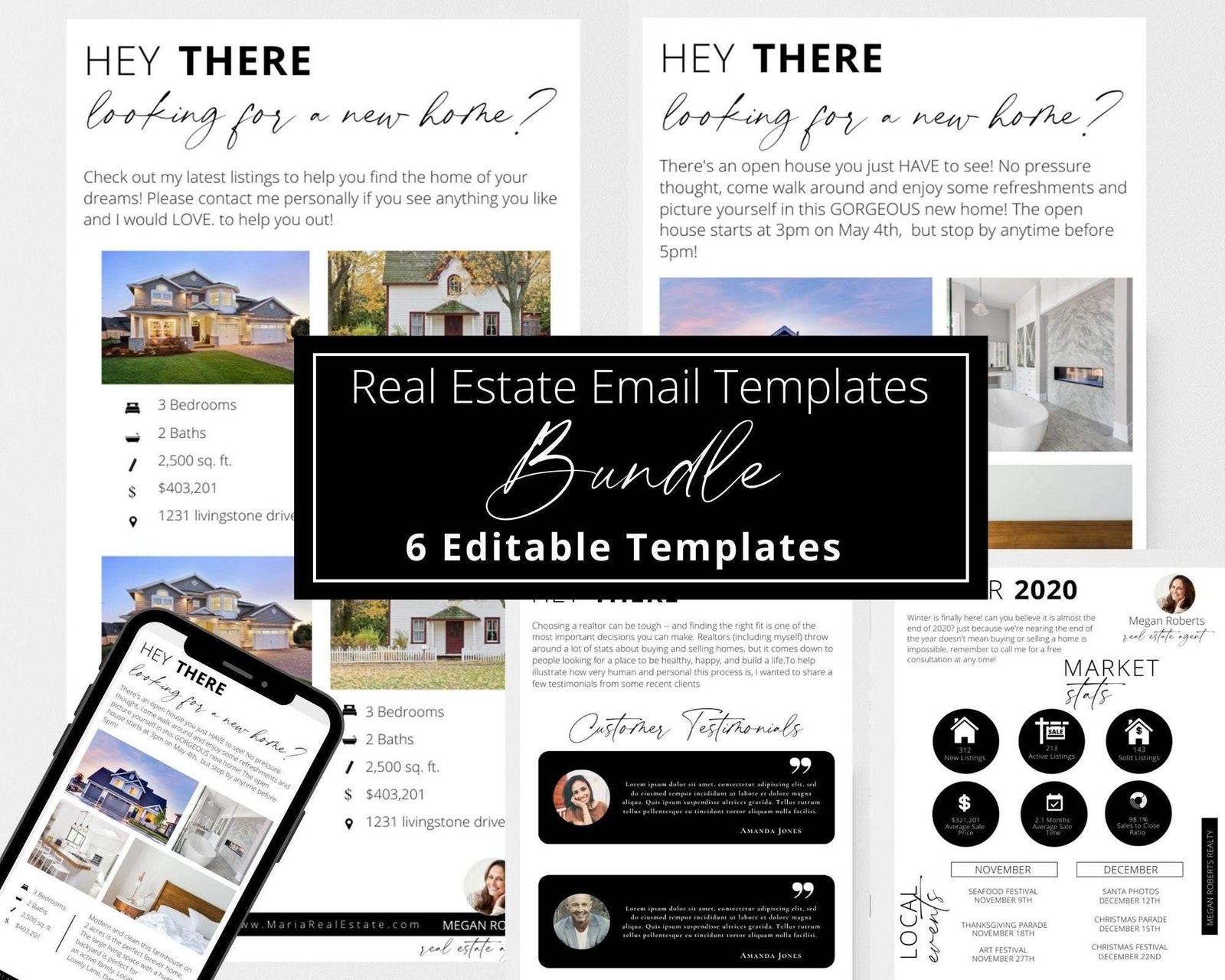 Real Estate Email Templates for Mailchimp - Real Estate Templates Co