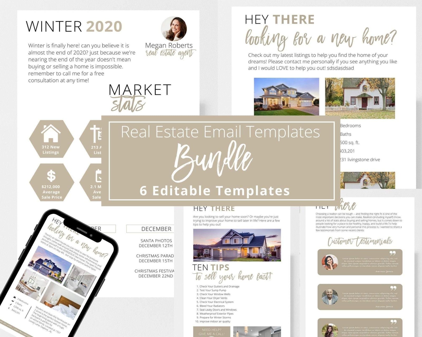 Real Estate Email Templates for Mailchimp - Real Estate Templates Co