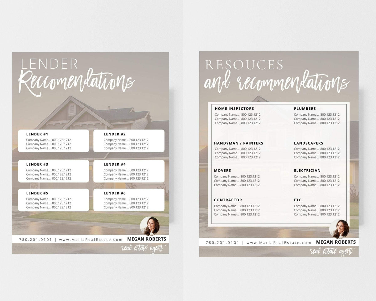 Utility Provider Template for Realtors - Real Estate Templates Co